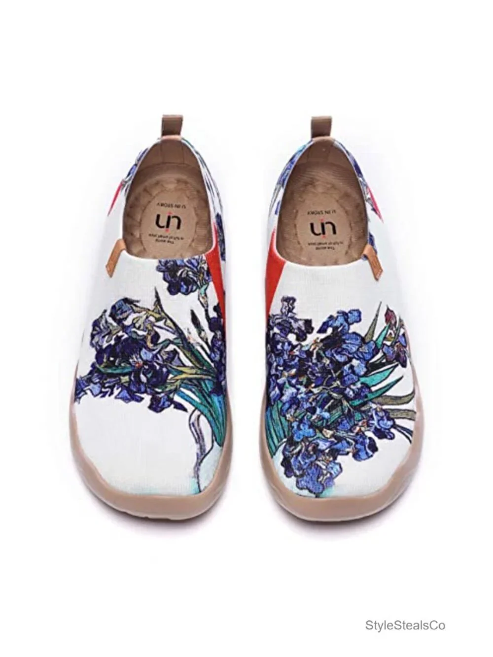 Women's Casual Loafers Travel Painted Walking Slip On Lightweight Comfortable